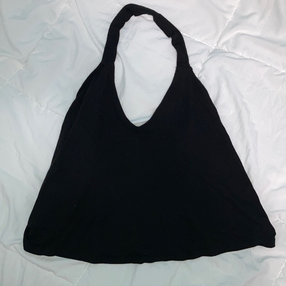black halter top